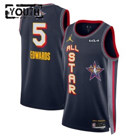 All-Star 2025 Anthony Edwards Jordan Navy Lasten Pelipaidat Swingman